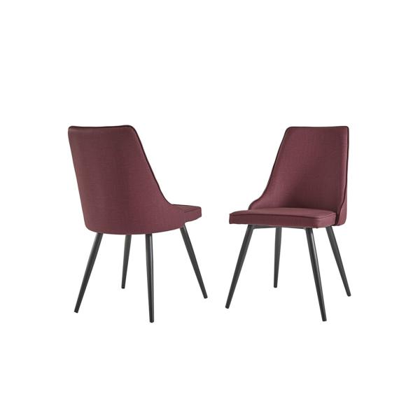 Buy Durable 0.2CBM 490mm 970mm Leather Metal Dining Chair at wholesale prices