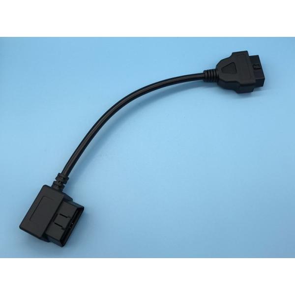 Buy OBD2 OBDII 16-Pin J1962 Right Angle Male to Female Extension Round Cable at wholesale prices