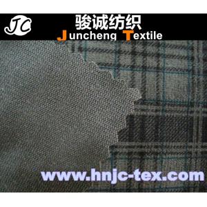 100% polyester plaid cotton imitation velvet fabric/grid printing Imitation