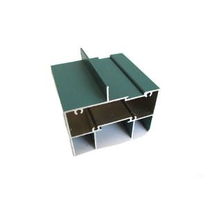 6063 Alloy Aluminum Sliding Window Frame Green Powder Coating