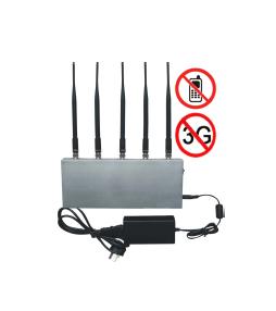 Wireless Cell Phone Signal Jammer CDMA GSM DCS PHS 3G , Five Antenna