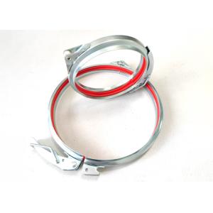 China Galvanized Steel Hvac Quick Release Pipe Clamp 6 Inch Duct Ring Ducting on sale