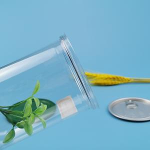 Clear Round Honey 750ML Easy Open Plastic Food Cans
