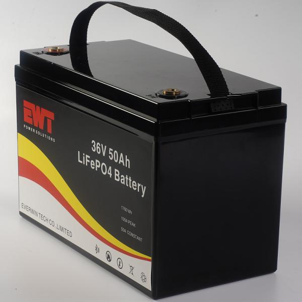 Electric Vehicle Portable LiFePO4 Batteries 36V 50Ah For Energy Storage Battery