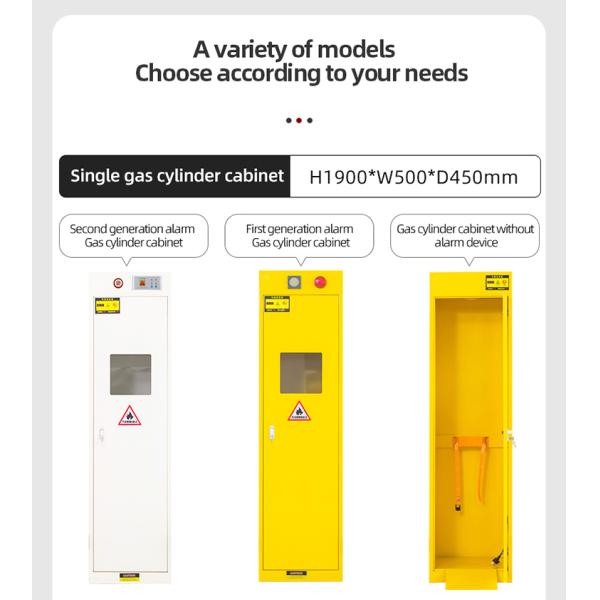 All Steel Bottle Holding Cabinet Multiple Functions Laboratory Drug Cabinet Chemical Toxic Standard Double Door Safety Cabinet