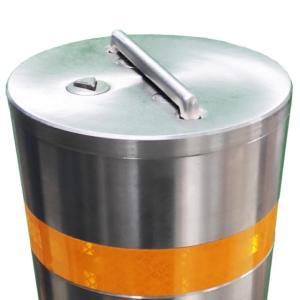 Stainless Steel Manual Rising Bollards Manual Telescopic Bollards 600-1000mm