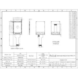 Polcd 2" Small tft lcd 240x320 Resolution ST7789V IC Screen MCU interface 2 Inch