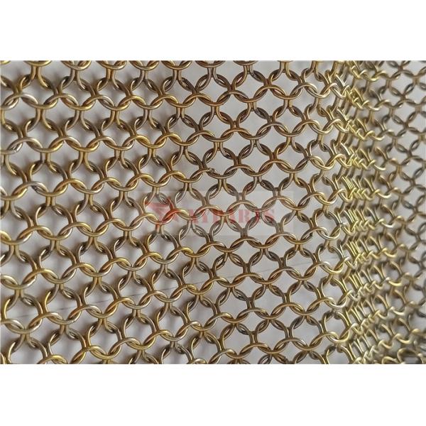 Buy 12mm Chainmail Wire Mesh Curtains Stainless Steel For Exterior Design at wholesale prices