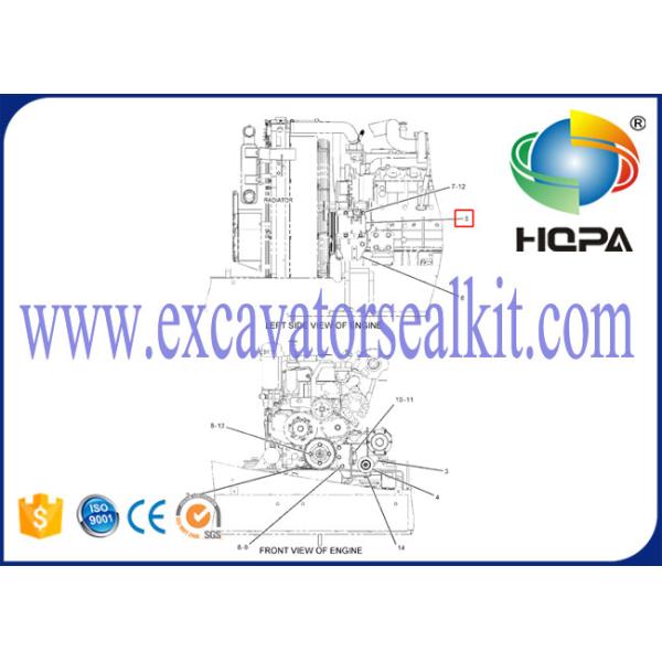 CAT 320D engine 3066 Refrigerant Compressor Assy 259-7244 