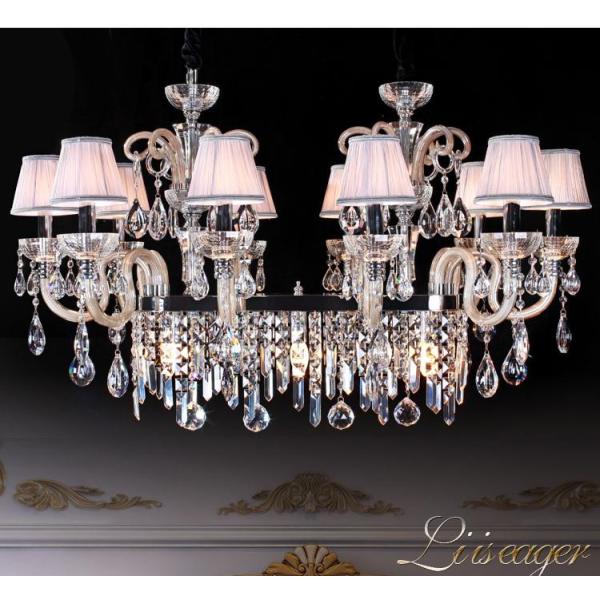 Rectangular crystal chandelier dining room (WH-CY-89)