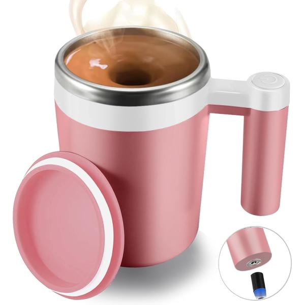 Buy Double Wall Multifunctional Magnetic Stirring Cup Self Stirring Travel Mug at wholesale prices