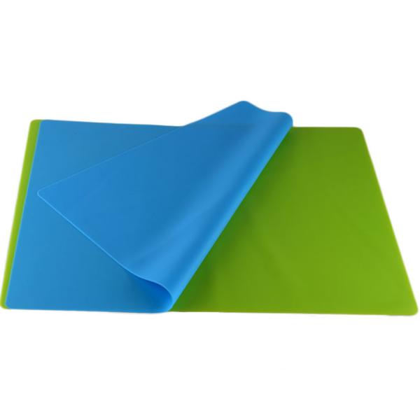 Soft Foldable Silicone Food Table Mat Baking Mat Rectangle Shape for Table Decoration
