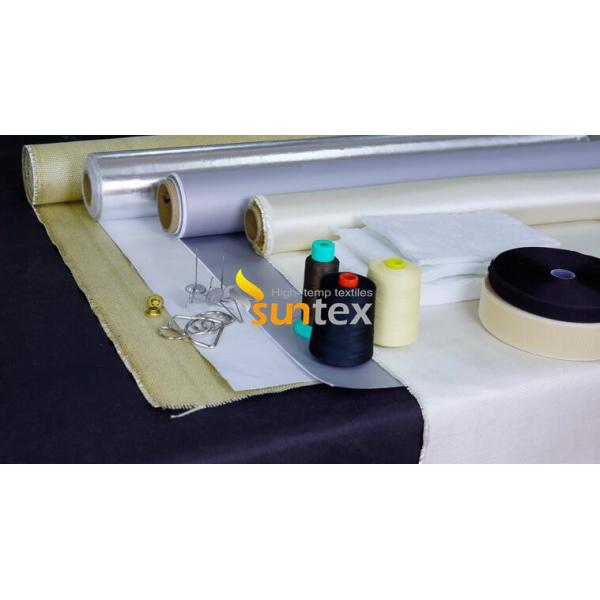 Buy Fireproof Silicone Rubber Coated Braided Fiberglass Fabrics at wholesale prices