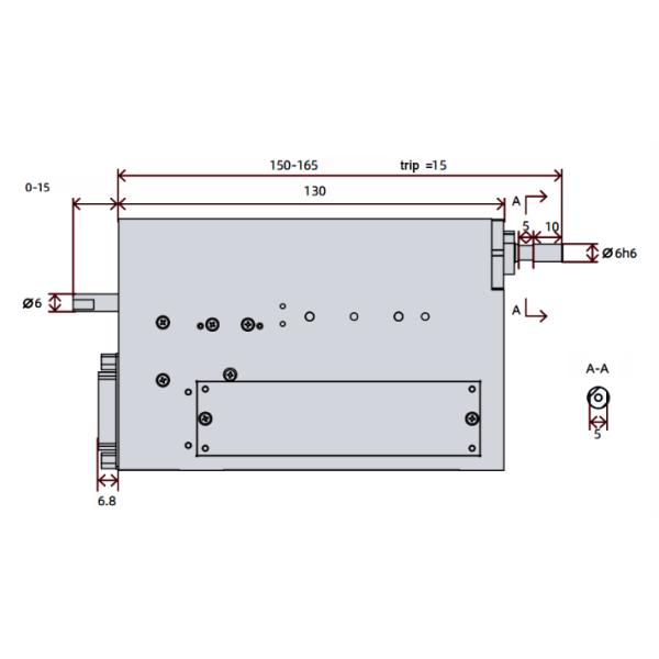 One Piece Linear Rotary Actuators Accuracy 17bit Linear Rotary Motor