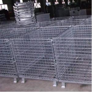 Quality CE Jracking 1500kg Galvanized Steel Mesh Storage Cages for sale