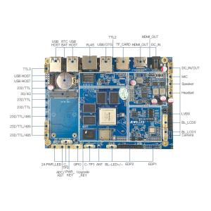 12V/24V 3A Motherboard RK3288 Android Motherboard Android 7.1/10.0 USB HOST 4 X