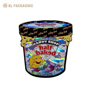 XL Packaging Custom Paper Sticker Smell Proof Mylar Zipper Bag Candy Doypack