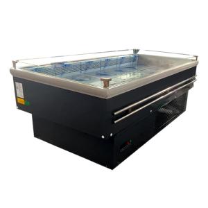 Customization Fruit Display Refrigerator Island Cooler For Promotion