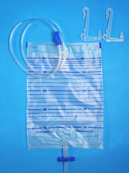 Buy T-tap VALVE urine bag with hanger at wholesale prices