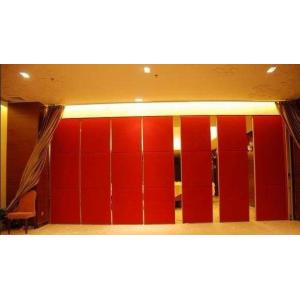 Classroom Folding Partition Walls , 85mm Leather Operable Room Dividers