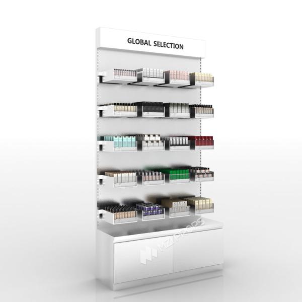 Cosmetic Display Cabinet Multi Layer Adjustable Display Rack For Retail Store Design And Customized Shop Decoration