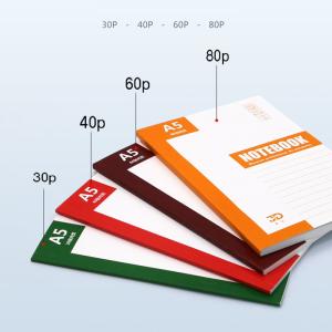 Custom Small Fresh Exercise Book Soft Cover A5 Notebook Thickened Paper for