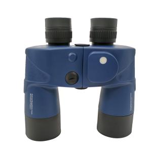 10x50 Blue Military Binoculars Telescopio Waterproof Telescope With Range Finder