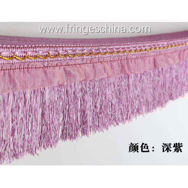Latest decorative OEM custom design tassel fringe for curtain cushion trimmings