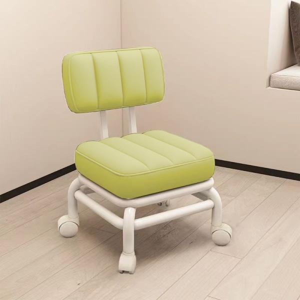 Buy Customizable Soft Padded Short Stool With Back Support 100kg Weighing Capacity at wholesale prices