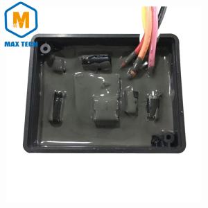 Two-component clear silicone potting compound for electronic component