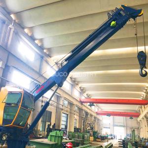 1t30m And 0.85t31m Pedestal Telescopic Boom Crane Easy Operation