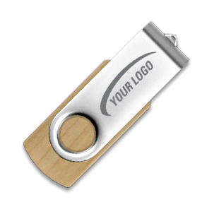 Customized logo 2Gb Swivel Wooden USB flash drive for Photographers good wood USB sticks