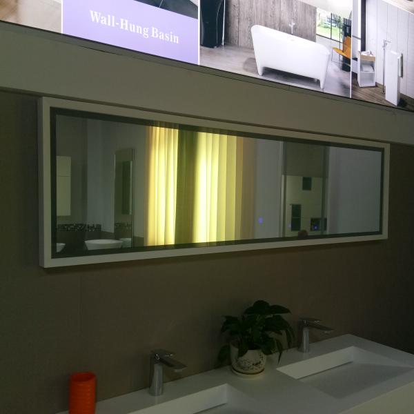 Wall Mounted LED Bathroom Mirror Single Sides 1800*500*60mm