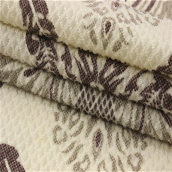 Buy 100 Polyester Bright Upholstery Fabric Embossed With Rubber Patch Fabric at wholesale prices