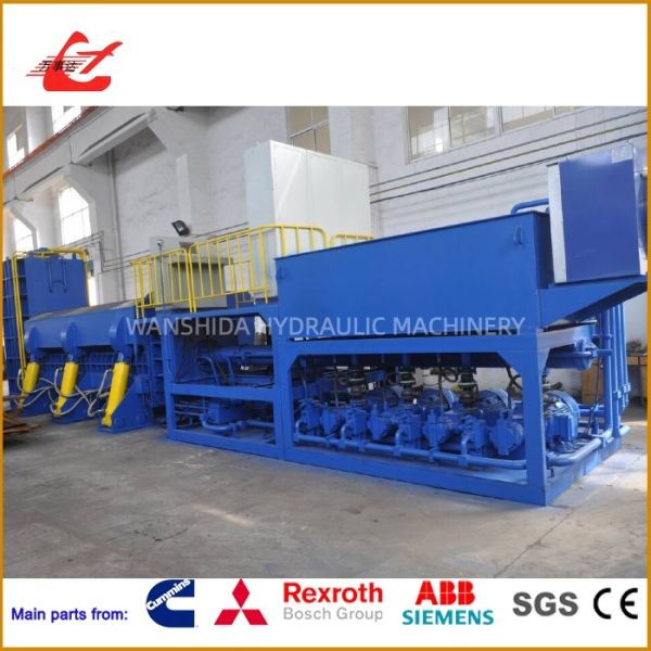 Large Hydraulic Baler Shear With 630T Hydraulic System For Round Bars, Angle