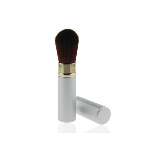 Buy Essential Refillable Retractable Makeup Brush , Silver Powder Makeup Brushes at wholesale prices