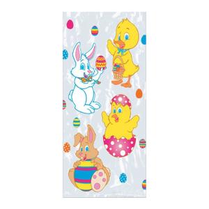 Festival Easter Egg Printed Plastic Treat bag Cellophane Bag