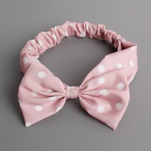 China Fabric Satin Silk Elastic Bow Hair Tie Custom on sale