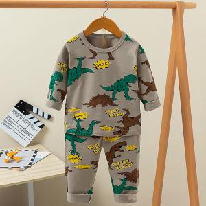 Autumn Children printed pyjama set Full Flower Long Pyjamas Set
