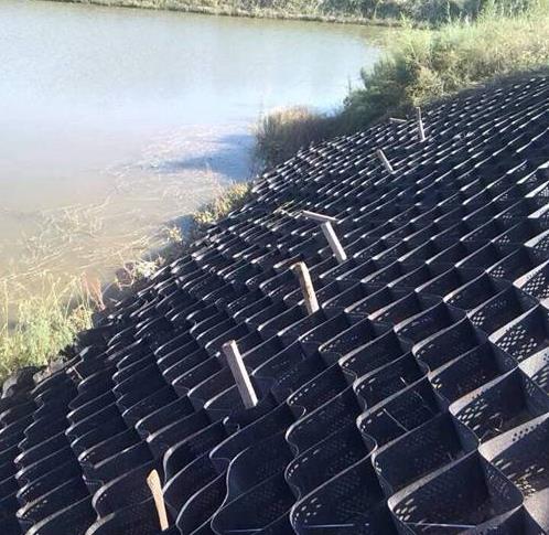 300 - 800mm Grass Grid Polymer HDPE Geocell For Erosion Control