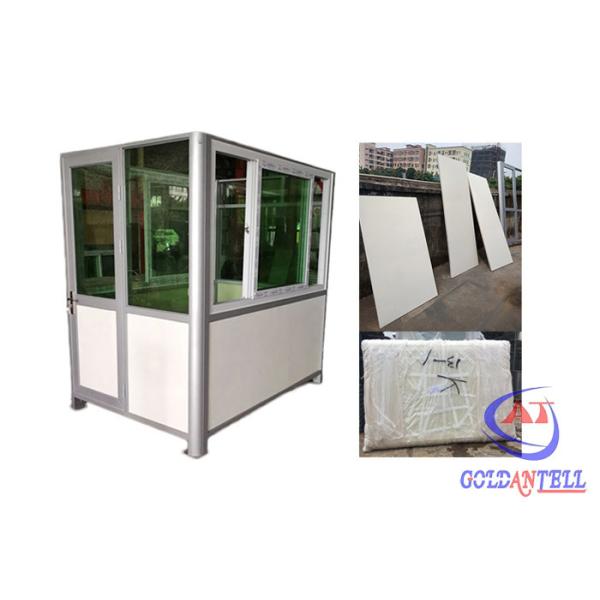 Buy Portable Window 2M Steel Prefab Security Guard House Flexible at wholesale prices