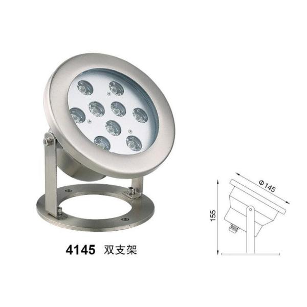 145x155mm Underwater Spot Lights , 9W Low Voltage Underwater LED Lights