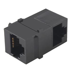 Female To Female RJ11 Inline Coupler 6P6C Telephone Adapter Coupler