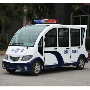 White Color 5kW Enclosed Passenger Cabin Electric Sightseeing Bus Tourist Buggy