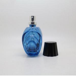 China black cap new fashion best selling glass perfume bottle on sale