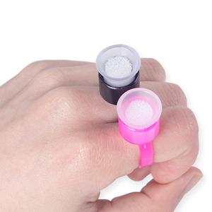 Permanent Makeup Pigment Ring With Sponge Tattoo Ink Cups Microblading