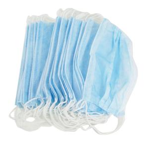 Quality Blue Disposable Mouth Mask Nonsterile for sale