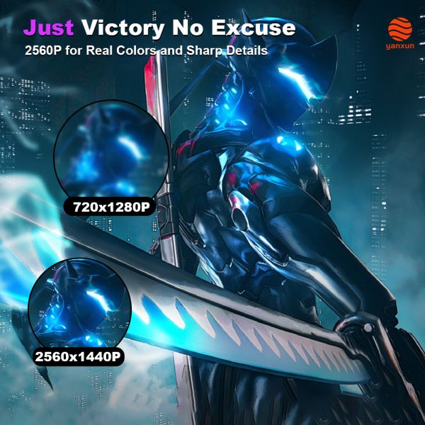 27-Inch Widescreen Gaming Monitor: 2560x1440 1K IPS Panel (178° Wide Viewing Angles), 240Hz High Refresh Rate with Motion Blur Reduction (Smooth