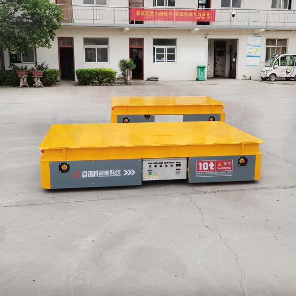 Steel Ingot Steerable Transfer Car Wireless Remote Controlled 10 Tons