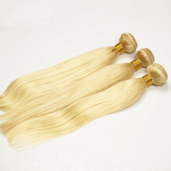 hot-selling 613 blonde brazilian hair weft, graceful hair extension blonde